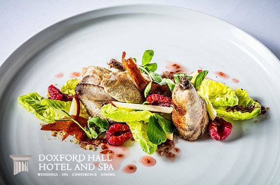 Lunch & leisure access at 4* Doxford Hall Hotel & Spa