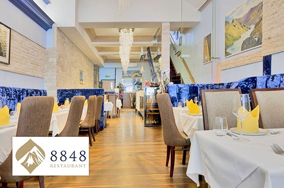 Award-winning 8848 Restaurant dining