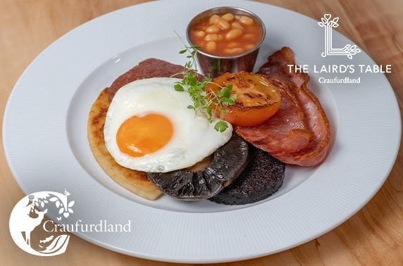 Breakfast at The Laird's Table, Ayrshire 