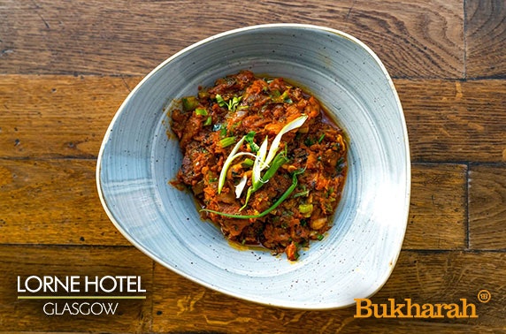 Bukharah curry, Lorne Hotel Finnieston - valid 7 days