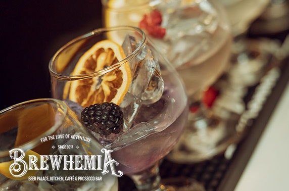 Brewhemia sharing boards & cocktails or gin flights