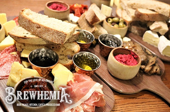 Brewhemia sharing boards & cocktails or gin flights
