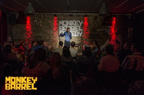 Saturday night comedy show, Monkey Barrel Comedy 