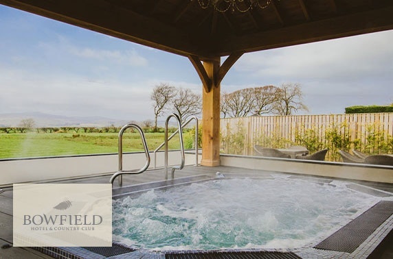 Bowfield Hotel group spa day & dinner