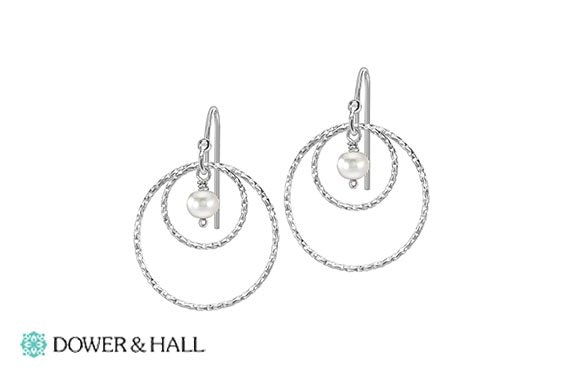 Dower & Hall pearl drop earrings