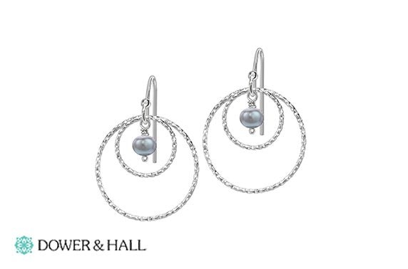 Dower & Hall pearl drop earrings