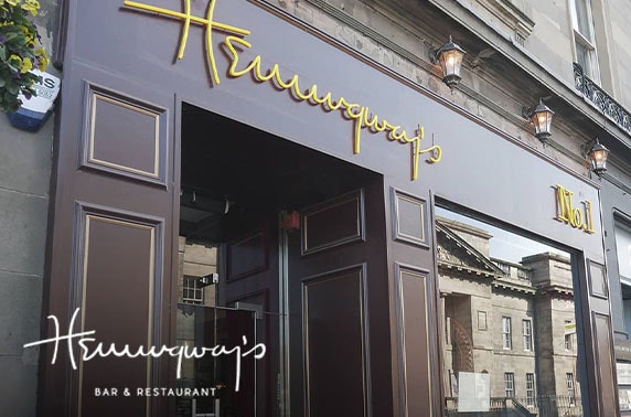 Hemingway's Edinburgh, food & drink voucher spend