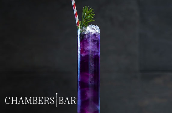 Newly-launched Chambers Bar cocktails and snacks