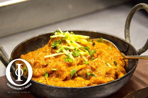Obsession of India curries - from £7pp
