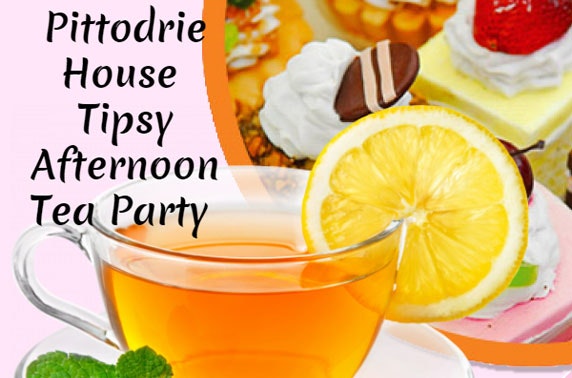 Tipsy afternoon tea party at 4* Macdonald Pittodrie House