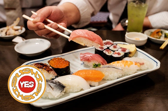 Yes Sushi dining - valid 7 days