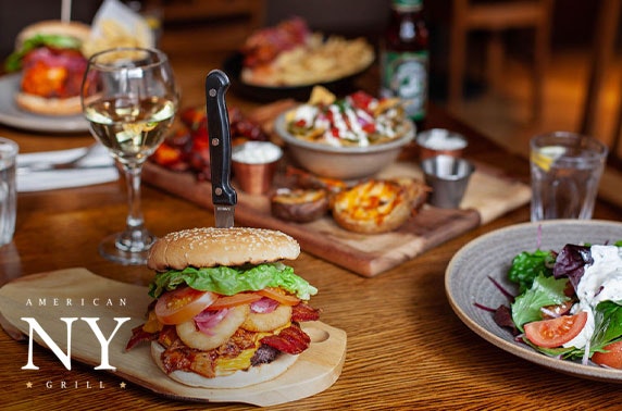 NY American Grill dining and drinks, Princes Square - from £7pp