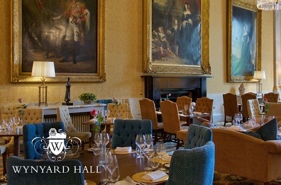 4* Wynyard Hall Prosecco afternoon tea and gardens