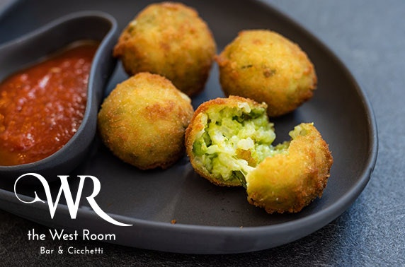 Italian tapas feast at The West Room - from £8pp