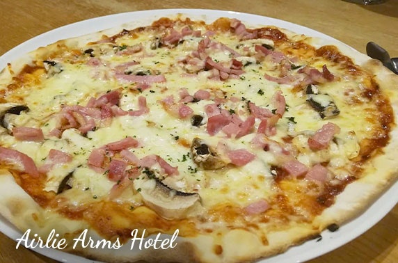 Pizza or pasta at Airlie Arms, Kirriemuir