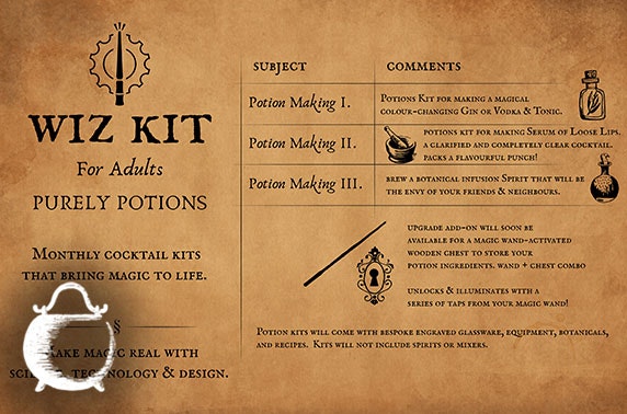 Magic wand making kit or adult potions kit