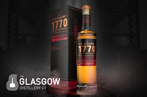 Multi-award winning whisky from The Glasgow Distillery Company; includes P+P