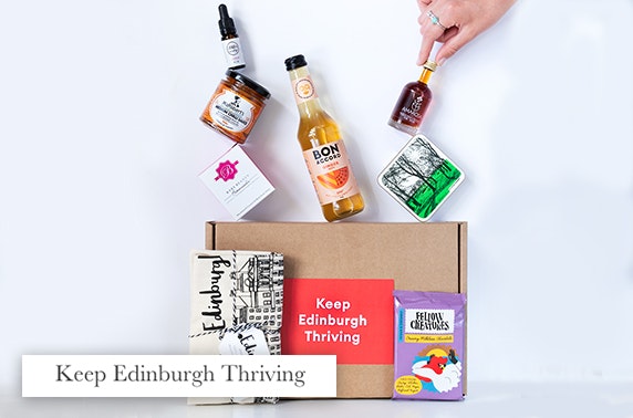 Keep Edinburgh Thriving gift box