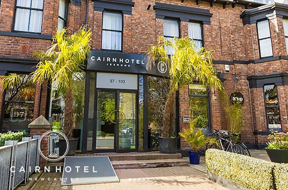 Cairn Hotel stay Jesmond, Newcastle - £65