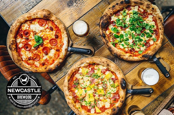 BrewDog Newcastle pizzas & drinks