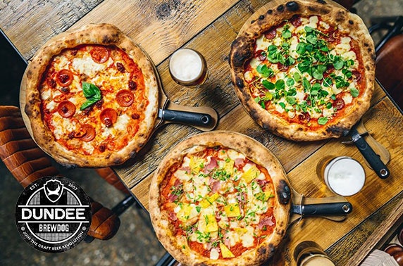 BrewDog Dundee pizzas & drinks