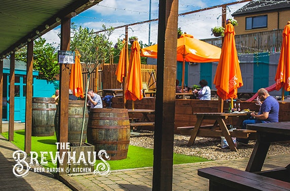 The BrewHaus Beer Garden & Kitchen pizzas - from £5pp