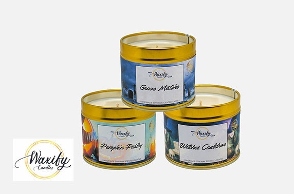 Waxify candles & bundles, delivered