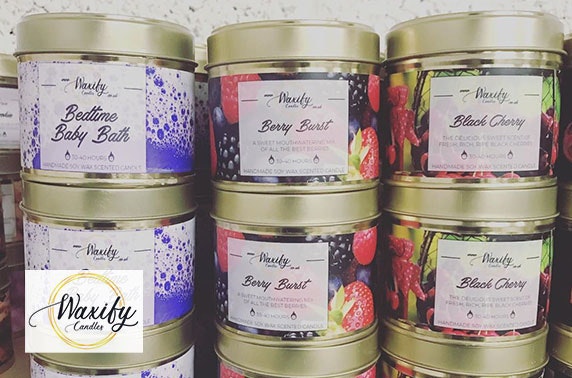 Waxify candles & bundles, delivered