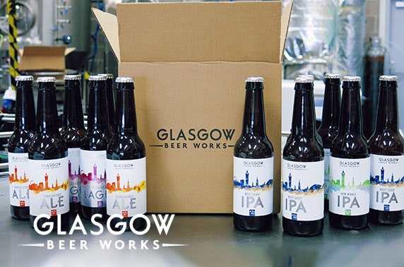 Mixed beer case from Glasgow Beer Works