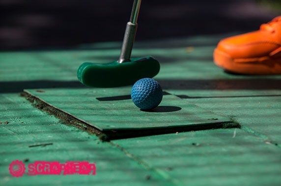 Crazy golf and cocktails - from £10pp
