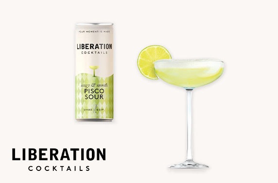 Premium batched cocktails in cans, bottles and 5L party kegs; Liberation Cocktails