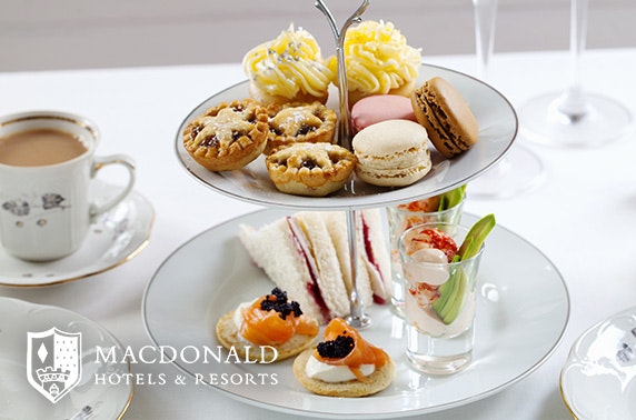 Festive afternoon tea, 4* Macdonald Inchyra Hotel & Spa