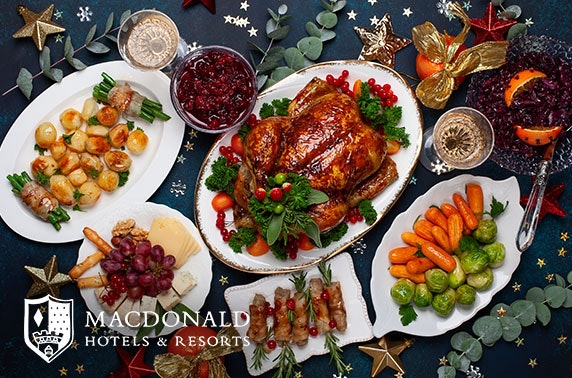 Festive roasting board at Macdonald Drumossie Hotel