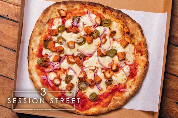 3 Session Street takeaway pizza & cocktails