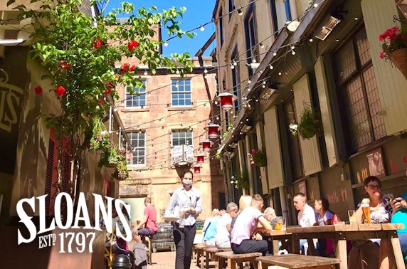Sloans courtyard dining, City Centre