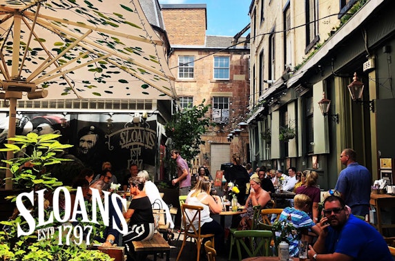 Sloans courtyard dining, City Centre