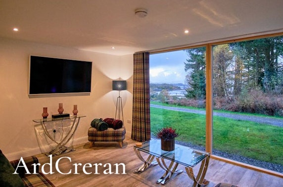 Self-catering hot tub stay, near Oban