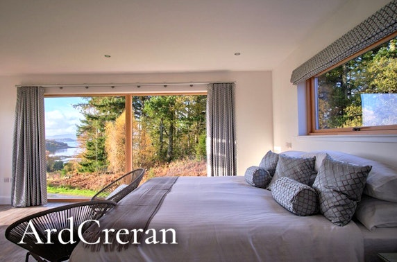 Self-catering hot tub stay, near Oban