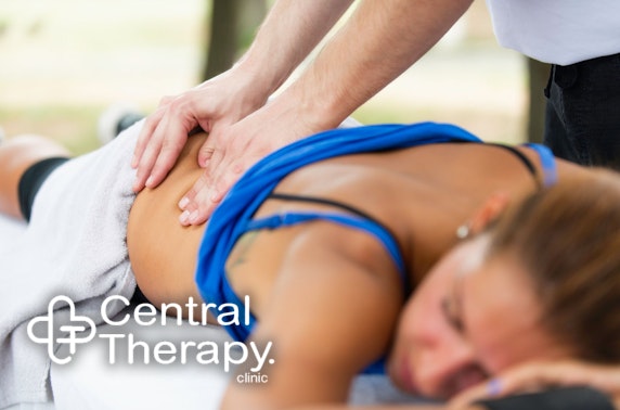 Massage or back or neck injury consultation