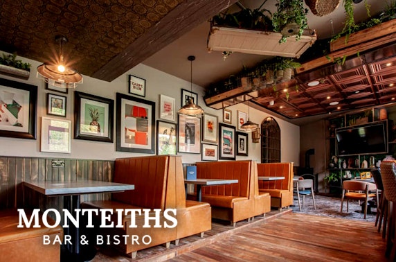 Monteiths Bar & Bistro dining and drinks