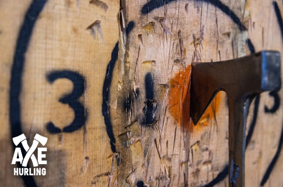Axe throwing session, Dundee