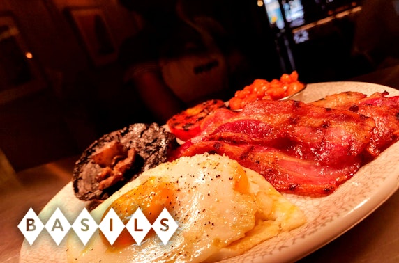 Brunch or lunch at Basils, Newhaven