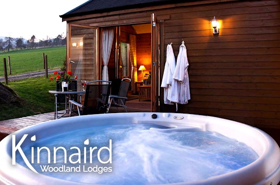 Pitlochry winter lodge break with hot tub