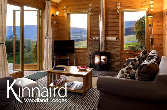 Pitlochry winter lodge break with hot tub