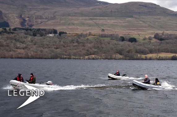 Powerboat driving, Loch Tay
