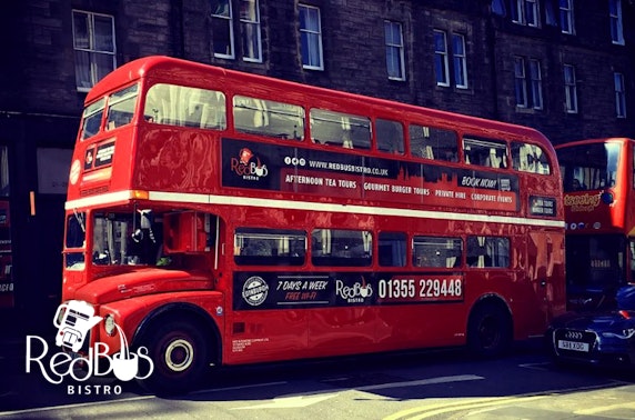 Edinburgh Red Bus Bistro afternoon tea tour