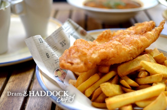 Fish supper at Dram & Haddock, St Andrews