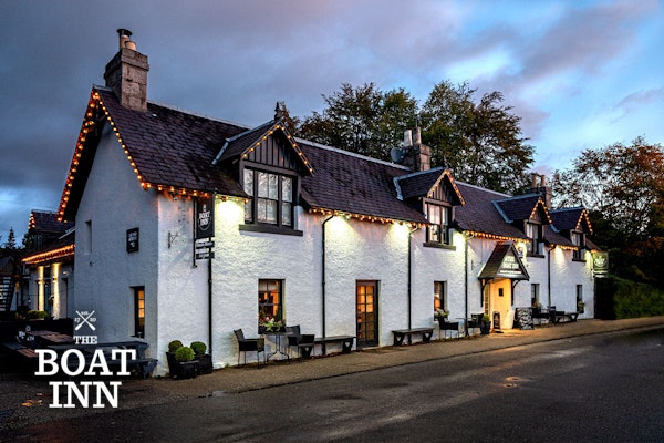 1 or 2 nights with optional Prosecco at The Boat Inn, Aboyne; charming village hotel with panoramic views of the River Dee