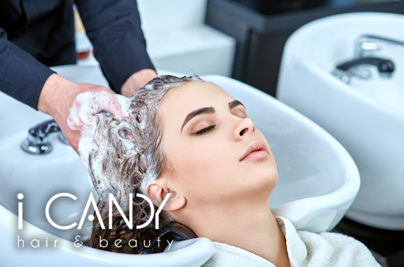 Cut & blow dry, i-Candy Hair & Beauty
