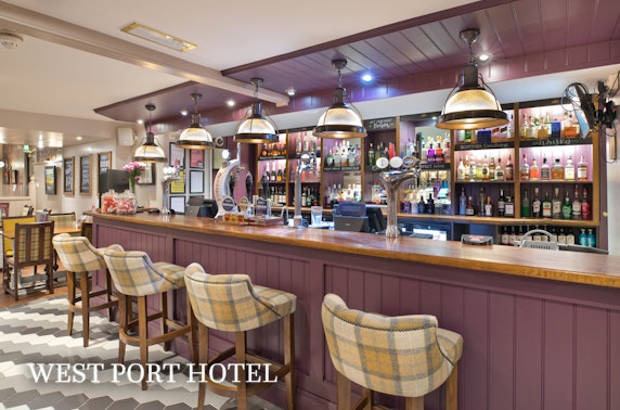 West Port Hotel stay, Linlithgow